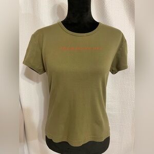 Fox Racing Olive Green Tee T-shirt Women’s Jr. Size XL